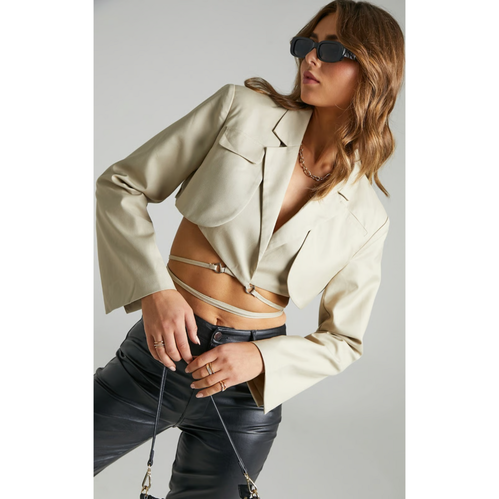 Lioness Miami Vice Jacket - Camel in Tan - Picture 2 of 4